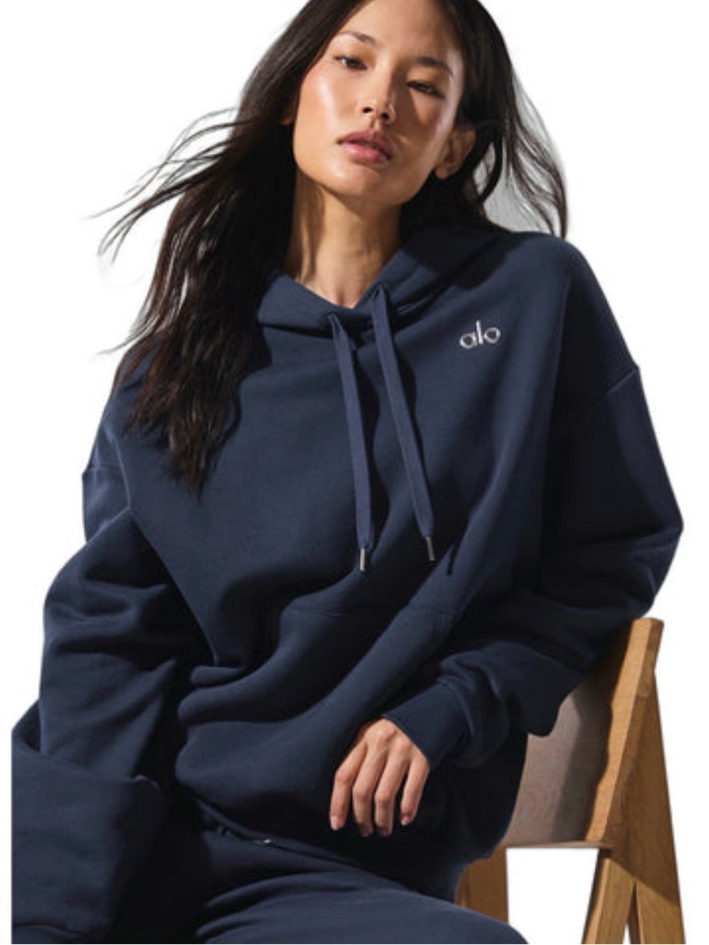 ALO Hoodie Navy